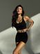 Шорты бесшовные короткие женские Ideal Suit с пуш-ап - чорные SG01H-2 фото 1