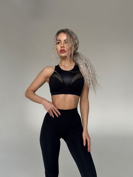 Топ женский Galaxy со съемными Push-up чашечками, черный T9-С10/25 фото